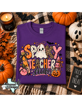 Load image into Gallery viewer, Spooky Teacher Crew T-Shirt
